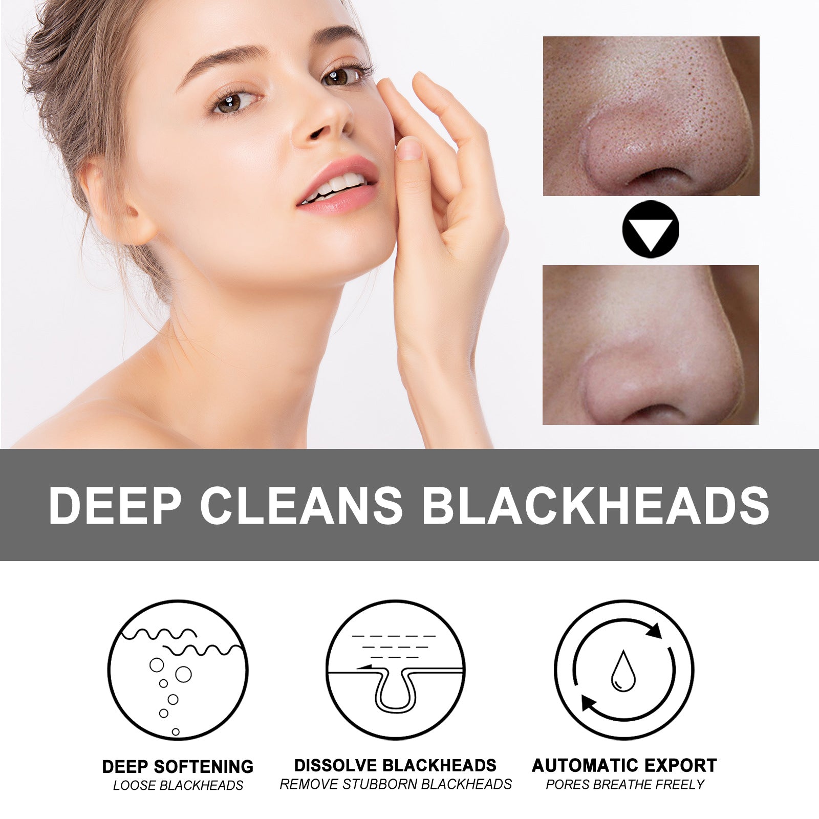 Japanese Blackhead-clearing Cream For Skin Oil Blackheads Pimples And Dead Skin Cells